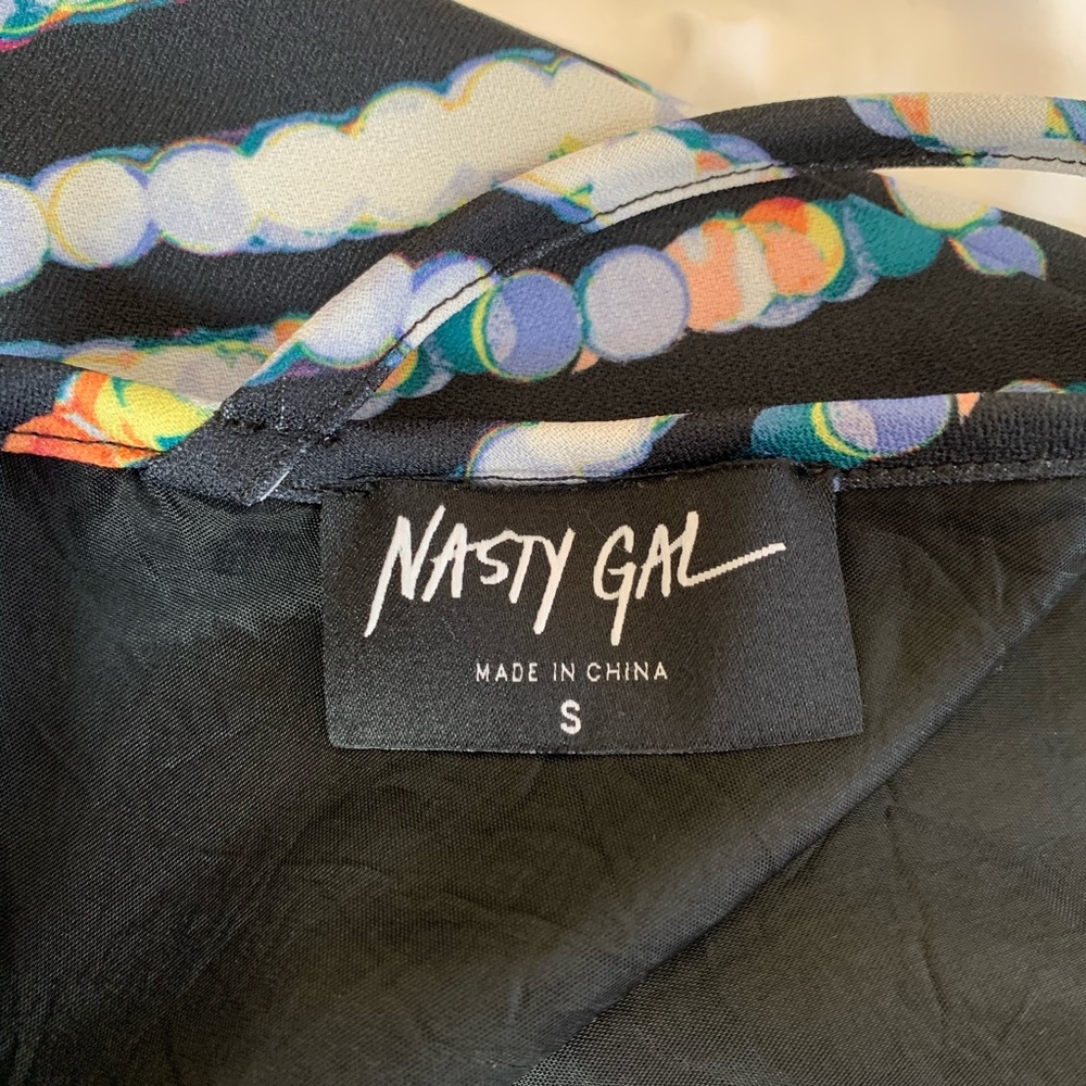 Open Back Multi Coloured Nasty Gal Dress - Picture 8 of 8
